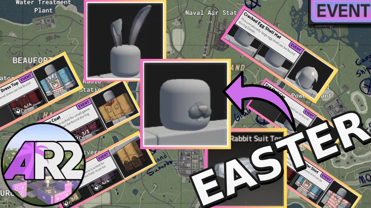 ALL EASTER CLOTHING ITEMS Cosmetic Loot Guide!!! - Apocalypse Rising 2 ...