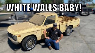 WILL IT START? 1975 Chevy Luv Pickup Truck....