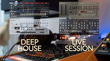 LIVE Session #6 | Deep House | Roland TR8S / SH01A / JU06A / JD990 / XV5080 / RE-303 / MX-1