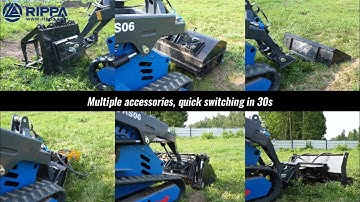 Rippa RS06 Mini Skid Loader Review | Compact, Versatile & Powerful! #rippa #skidsteer