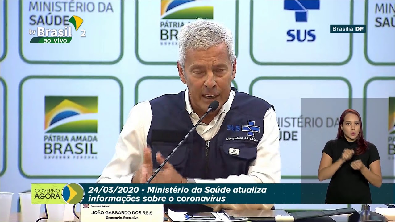 Coletiva de Imprensa sobre Covid-19
