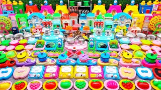 649 Minutes Satisfying With Unboxing Hello Kitty Kitchen Set Mini Steel Kitchen Set Cooking Video