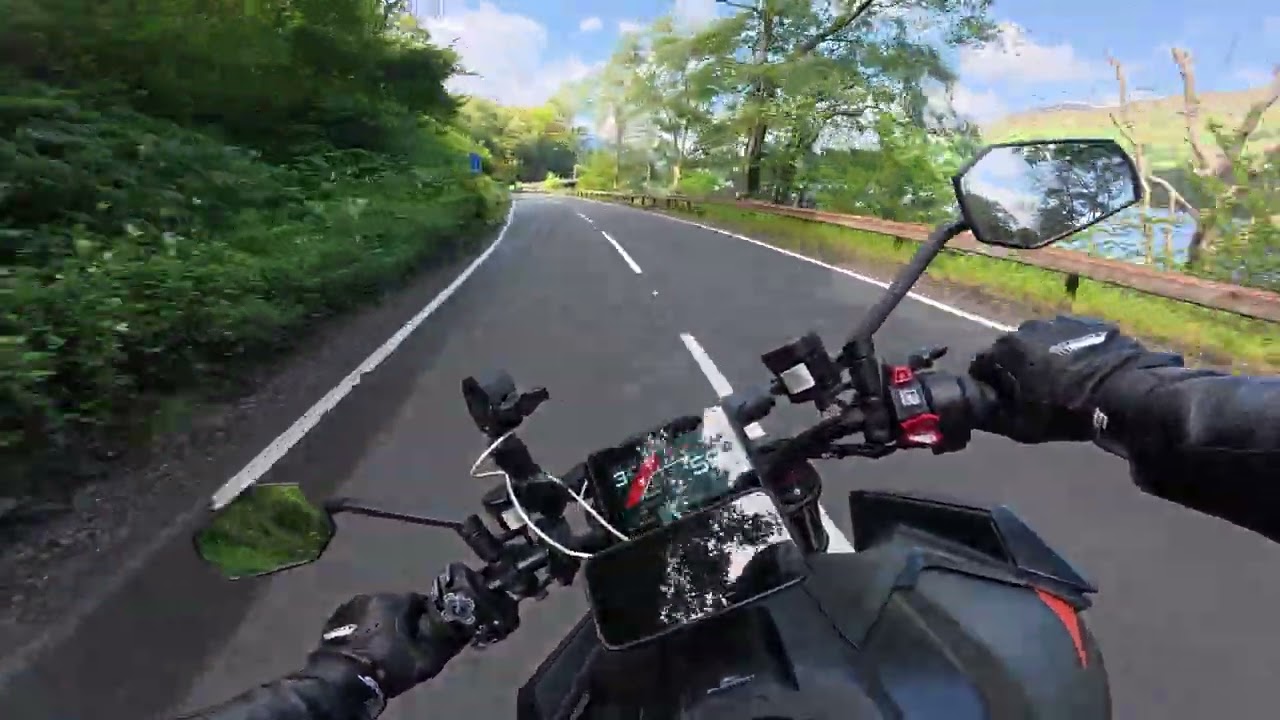 Riding a 1390R Superduke through Loch Lomond - Akrapovic ASMR