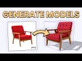 How to AI Generate 3D Models from an Image in SketchUp!
