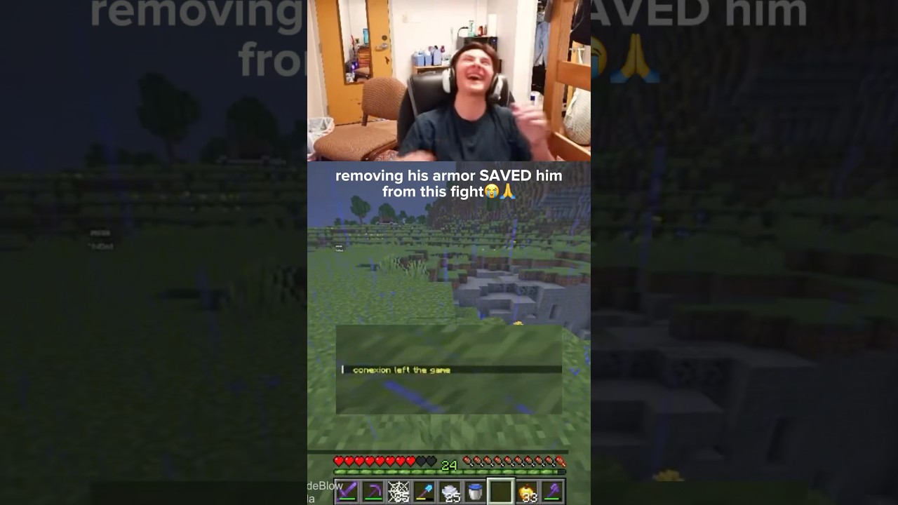 sharpness did NOT like that😭😭 #minecraft #gaming