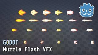 Godot Muzzle Flash VFX | Showcase
