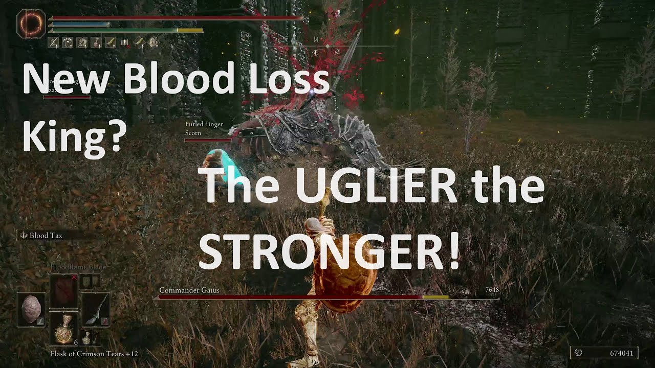 Lizard Greatsword The NEW best blood loss weapon in Elden Ring DLC