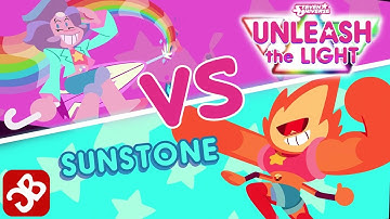 Sunstone VS Rainbow Quarts - BEST FUSION? - STEVEN UNIVERSE Unleash The Light Gameplay