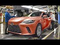 Inside mega factory building the new 2023 lexus rx