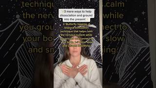 ✨3 more ways to help dissociation and panic #dissociation #panicattackrelief
