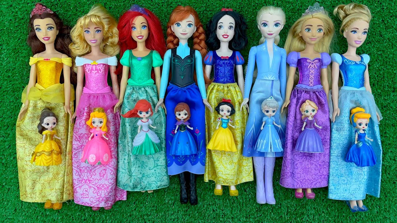 Cute Miniatures Disney Princess Frozen ELSA & Tinkerbell! 