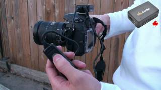 Using a wired shutter release/remote trigger with the EasyTag GPS Module