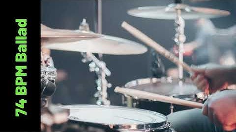 74 bpm drum beat - 4/4 Ballad Groove by Solidtracks