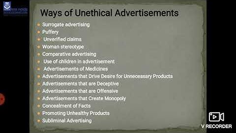 Ethics and Truths in Advertising
