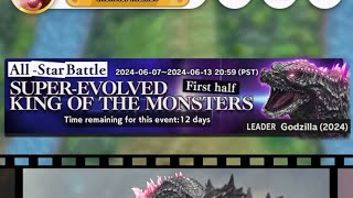 All Star Battle Evolved Godzilla Event Gameplay - Godzilla Battle Line