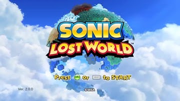 Sonic Lost World--Windy Hill Zone 4--Red Ring 4