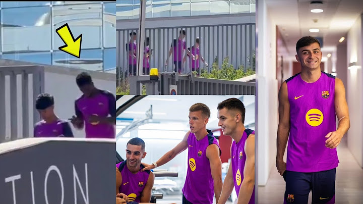 Barcelona welcomes 4 new players to training today as Pedri, Olmo, Lamine Yamal,  Ferran all arrive