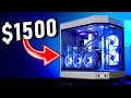 1500 gaming pc build time lapse  amd 7600x  rtx 4070  hyte y60