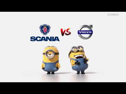 Scania vs Volvo Minions Style part 2 (funny)