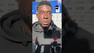 Alphonso Davies opens up on why he didn’t play for Canada against Morocco
