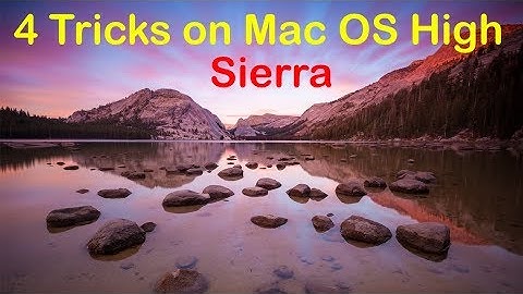 Mac OS X High Sierra Split Screen Tutorial 2018