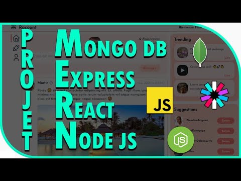 [Javascript Full-stack] Projet MERN | Créer un réseau social | Partie Back-end