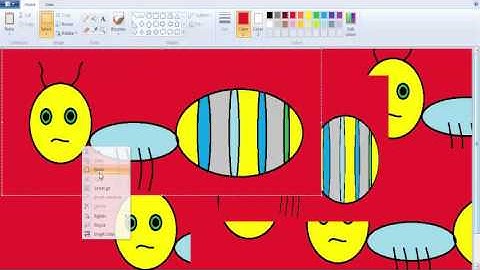 How to use cut,copy,paste on ms paint very simple steps