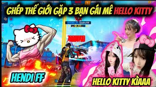 [FREE FIRE] Matching with 3 Girlfriends Who Love “Hello Kitty” and the Outcome 🤣 | HENDI FF