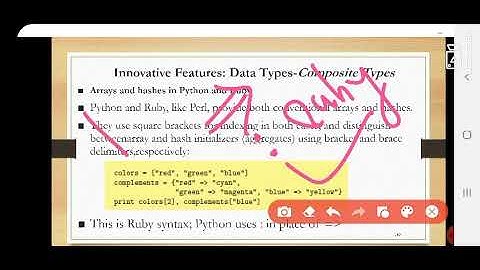 MODULE 5: Scripting Language DATA TYPES