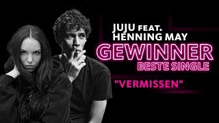 „Vermissen“ von Juju feat. Henning May ist die „Beste Single\