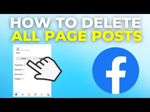 How To Delete All Facebook Page Posts (2023)