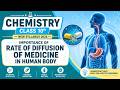Chemistry class 10th | Chapter no 14 | Importance of rate of diffusion of medicine on human body