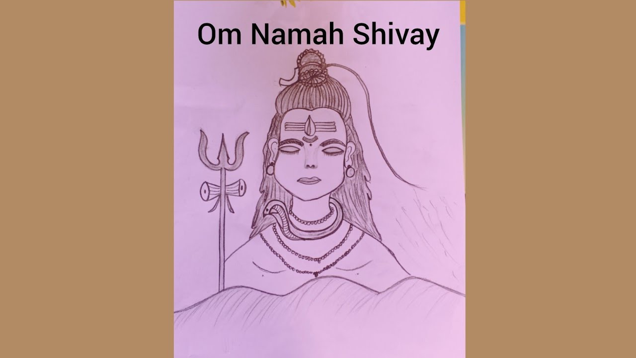 How to draw Shivratri special drawing Lord Shivadrawing#stepbystep#easydrawing #youtubeAnuArt&Craft👍