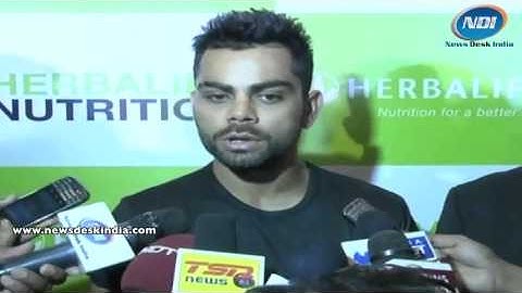 Virat Kohli talking about Herbalife Products
