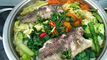 Cá Rô Đồng Nấu Canh Chua Bông Su Đũa Rất Ngon#buacomquenha 