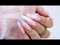 flowers babyboomer nails art tutorial /Elisium Nails