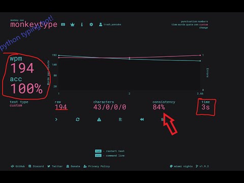 How to code a python typing bot in 33 seconds with 4 lines of code!