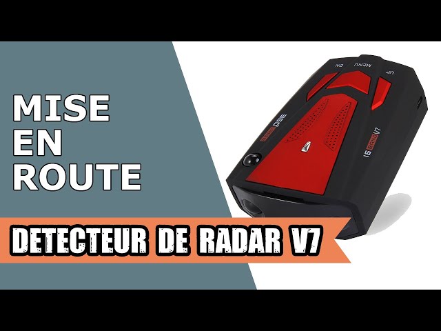 MASO 2019 Nouveau Détecteur de radar de voiture, 360 degrés V7