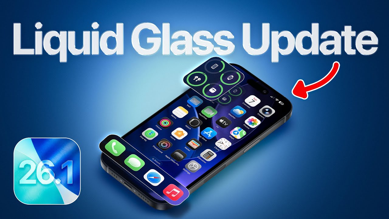 iOS 26.1 Beta 2 - Liquid Glass is BACK and Better than EVER! - YouTube
