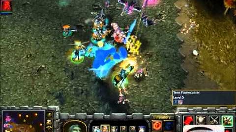 WarCraft3 2v1 vs bots (testing) p2