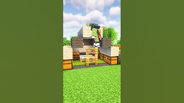 Minecraft Campsite🏕️ #shorts