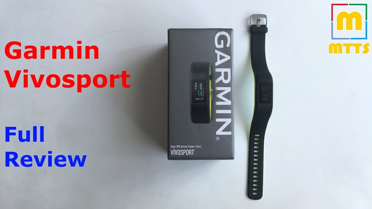 ikke band Følg os Garmin Vivosport In-Depth Review - YouTube