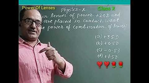#shorts Power Of Combination Of Lenses 🌹🌹Class X Physics #short @The Universe - XRoad