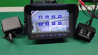 4CH 7 inch Digital Wireless Car Monitor