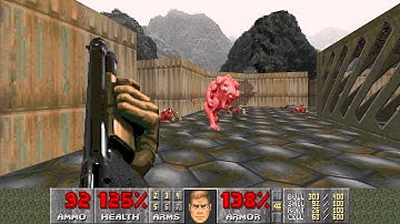 The Ultimate Doom - E1M9 - Military Base - UV Difficulty [HD]