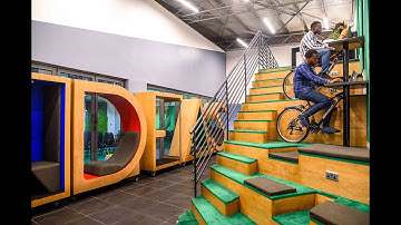 Google Launchpad office | Designed by Spacefinish