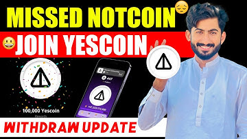 New Yescoin Like Notcoin | Yescoin Telegram Mining Bot | Yescoin Bot