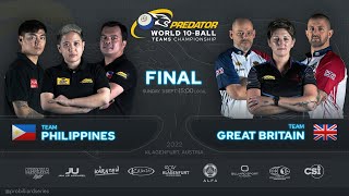 Philippines vs Great Britain ▸ FINAL ▸ Predator World Teams Championship ▸ 10-Ball
