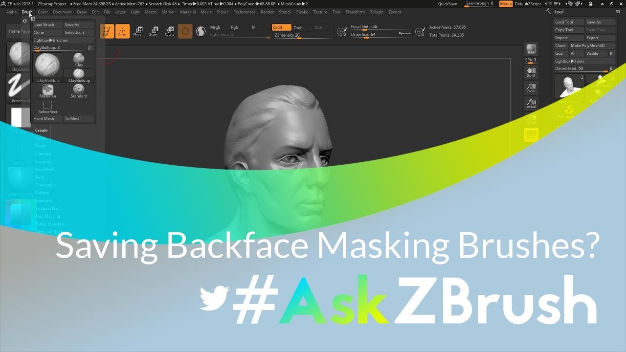 backface culling zbrush