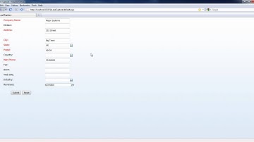 SalesLogix Web Lead Capture - SalesLogix Demo Series